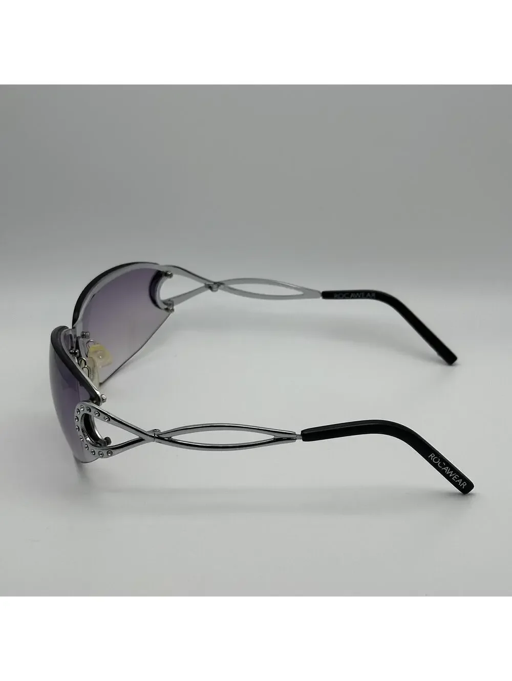 Rocawear Women's Rimless Sunglasses with Rhinestone Detail